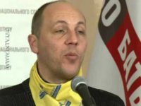 Под ноги Парубия и его коллег по Раде бросили гранату