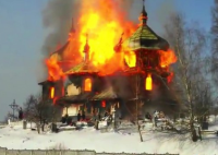 На рождество во Львове сгорела церковь