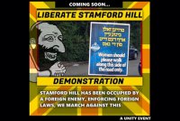 Лондонский марш за "избавление Британии от евреев"