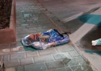 В Одессе неизвестный оставил у входа в бар самодельную взрывчатку