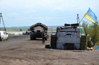 Возле блокпоста у Майорска подорвался рейсовый автобус Горловка-Артемовск, есть погибшие и раненые