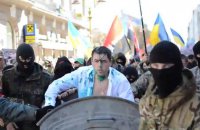 В Ивано-Франковске главу облюстиции прокатили в баке с криками "Аста ла виста сепаратиста"