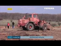 Харьковские ляшковцы начали рыть окопы и строить площадки под бронетехнику