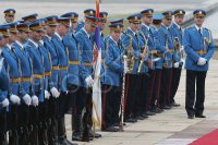 Сербские гвардейцы отправились на Парад Победы в Москву