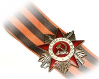 В Латвии возник дефицит на георгиевские ленточки