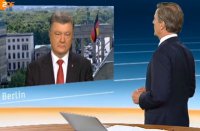 "Не читайте российских газет!" У Порошенко отшибло память на немецком телевидении