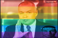 "Вот тебе две банки крови , отдна от гея, другая не от гея. Какую выберешь?"