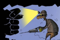 Государственные шахты на Украине остановились