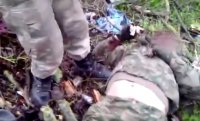18+ Ополченцы отстрелили голову карателю-разведчику из "Азова".