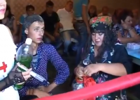 18+ Шок! Украинская свадьба: Деградация Украины на лицо. (видео)