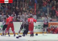 Русские уработали пиндосов в массовой драке