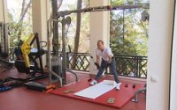 Утренняя тренировка и завтрак Путина и Медведева в Сочи — видео