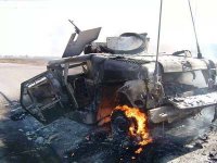 Донецкие партизаны уничтожили "Хаммер" с американскими инструкторами