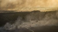Зону отчуждения в Чернобыле поглощает пламя