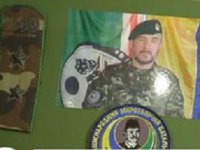 В Киеве открыли стенд памяти чеченского генерала Исы Мунаева, погибшего на Донбассе.