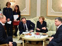 Путин, Порошенко, Олланд и Меркель согласовали дату новой встречи