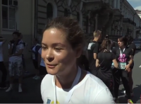 Гайдар возглавила женский забег по центру Одессы