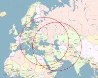 РЕАЛЬНАЯ зона покрытия крылатыми ракетами Калибр-НК