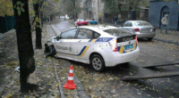 Остров невезения: Львовские полицейские разбили авто