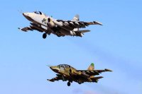 «Незалежная» решила продемонстрировать, что у неё тоже есть 2 летающих штурмовика Су-25