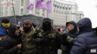 В Киеве на "Финансовый Майдан" напали "провластные" титушки