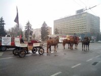 В Запорожье проходит митинг «против Ахметова»
