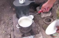 Быт на позициях в Дебальцеве