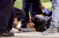 Стрельба в США: пострадали 16 человек, фото с места события