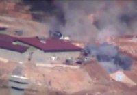 Обстрел турецкой военной базы курдами