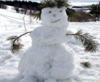 "Проститутка на обочине лепит снеговика..."