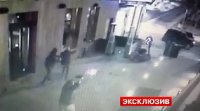 Перестрелка в Москве с двумя убитыми и восемью ранеными попало на камеру наблюдения