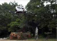 В Китае разработали первый в мире пассажирский беспилотник.