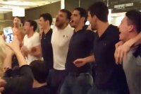 Проигравшие французы спели сборной Россию «Калинку»