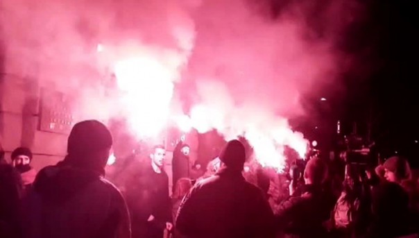 "Азовцы" пикетировали здание Службы безопасности Украины