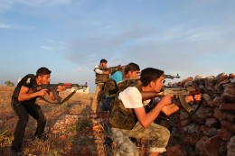 Турецкие боевики напали на Сирию