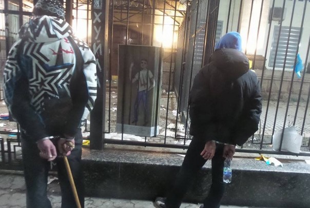 В Киеве попытались поджечь посольство России