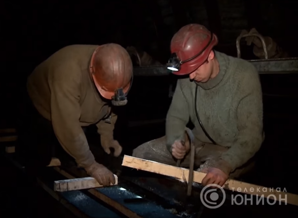 Экскурсия по горным выработкам в шахте Иловайской.