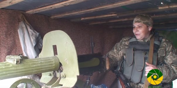 Укрофашистам под Авдеевкой выдали пулеметы Максима образца 1943 года