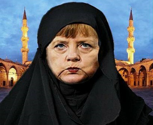 Фрау переобулась в воздухе