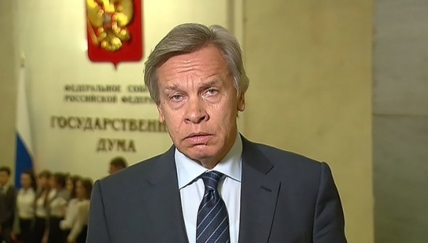 Пушков пошутил о "сытости" Олбрайт