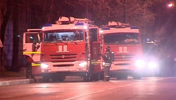 В Москве сгорело одно из зданий военного госпиталя имени Бурденко