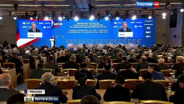 Подведение предварительных итогов конференции MCIS-2016 замминистра обороны РФ Анатолием Антоновым