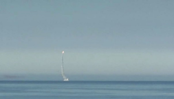 Пуск с "Северодвинска": "Калибр" поразил цель