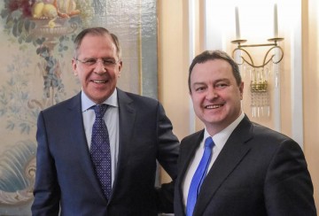 Пресс-конференция Сергея Лаврова и главы МИД Сербии по итогам переговоров