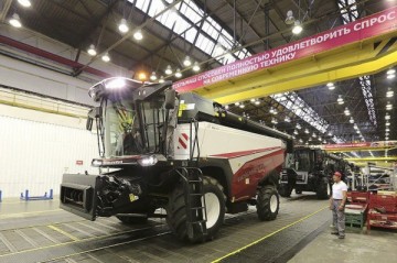 Новые российские комбайны RSM 161 TORUM отправляются в Германию