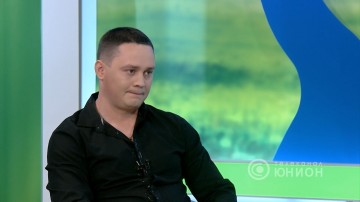 Общественный деятель, призёр чемпионата мира по боксу Роман Трошин в программе «Беседа». телеканал "ЮНИОН" ДНР