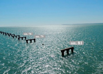 Ущерб от столкновения турецкого сухогруза с опорой рабочего моста в Керченском проливе оказался в четыре раза меньше предварительной оценки