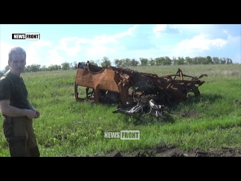 Место гибели снайперской пары "Алиса" и "Самара" из бригады "Призрак"