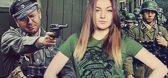 В Киеве выпустили футболки в честь дивизии СС