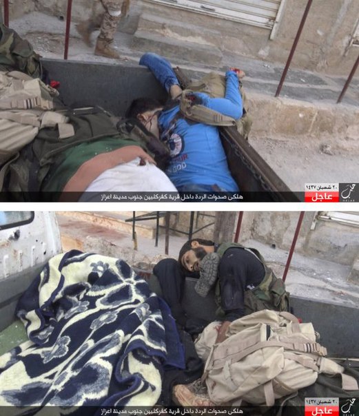 Кровавая бойня у турецкой границы: ИГИЛ захватывает г. Мареа, отрезая головы протурецким боевикам ССА (ВИДЕО, ФОТО 21+) Кровавая бойня у турецкой границы: ИГИЛ захватывает г. Мареа, отрезая головы протурецким боевикам ССА (ВИДЕО, ФОТО 21+)